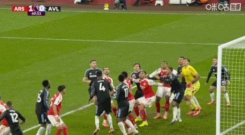 年度收官！阿森纳4-1终结维拉11连胜 枪手4人破门热苏斯复出首球