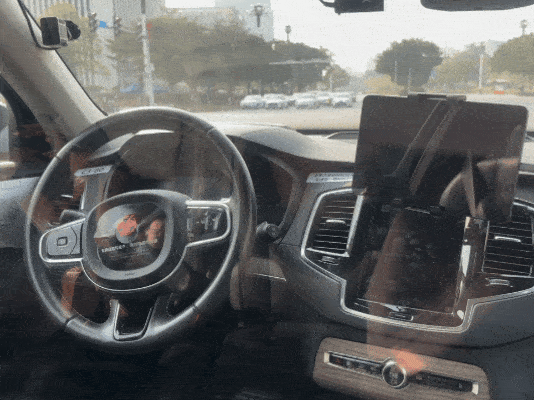 滴滴自动驾驶的风格比较平稳