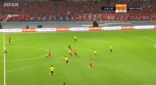 联赛首回合面对恒大，武磊开场47秒进球。