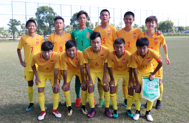 2018年，长春亚泰U15梯队代表U15国少B队参加金山杯国际邀请赛。