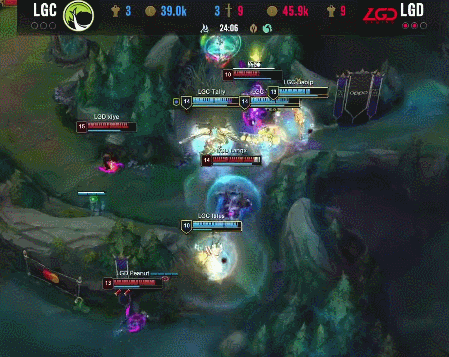 LGD 3-0 LGC淘汰对手晋级小组赛