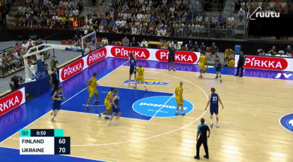 马尔卡宁狂轰42分9板 芬兰男篮加时险胜乌克兰