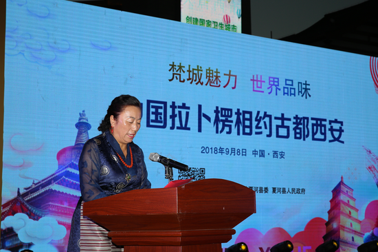 夏河县委常委、县委宣传部部长才让吉
