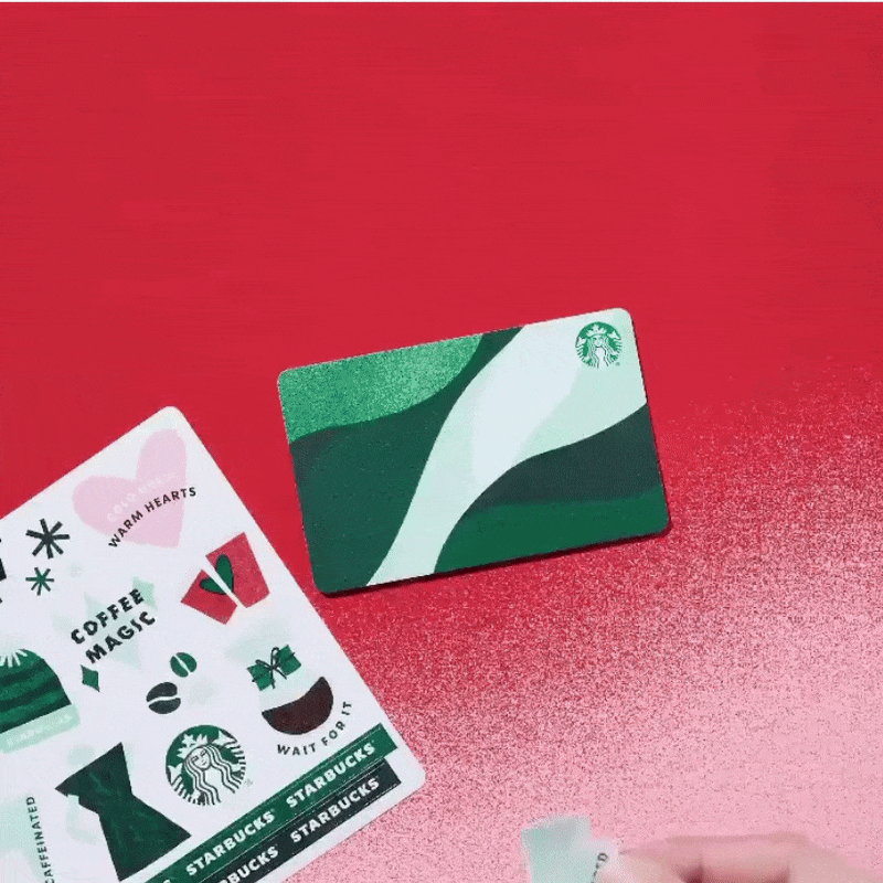 ▲ 由设计师 Taylor Mattson 设计的可以 DIY 的礼品卡。 图片来自：Instagram