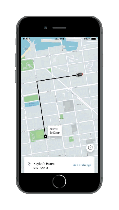 Uber一键报警功能