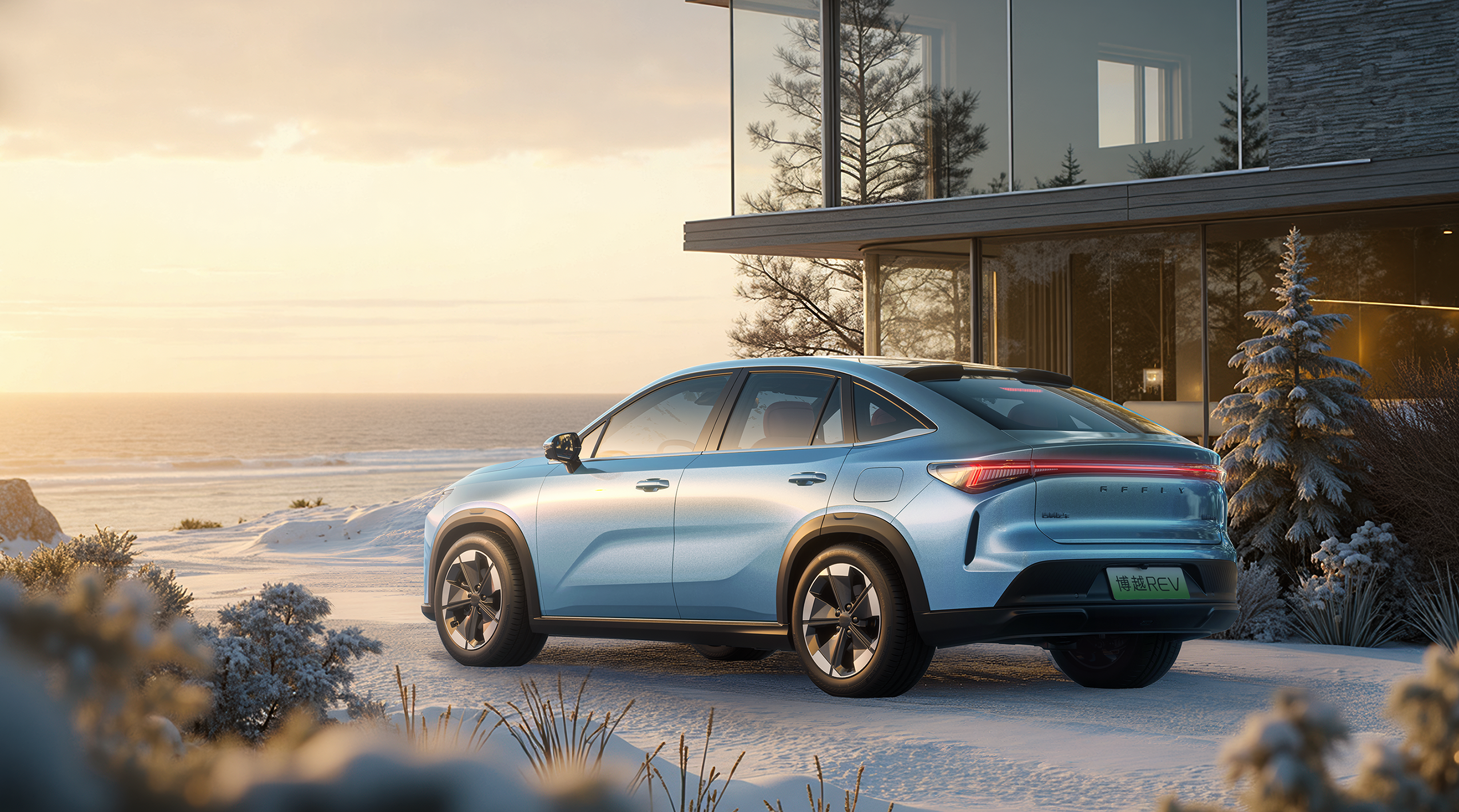 纯电续航375公里 吉利博越增程版曝光