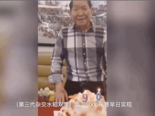 第三代双季稻亩产3000斤攻关测产 袁隆平：要放轻松一点