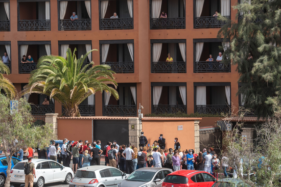 2月25日，位於特內里費島La Caleta的H10 Costa Adeje Palace Hotel酒店。