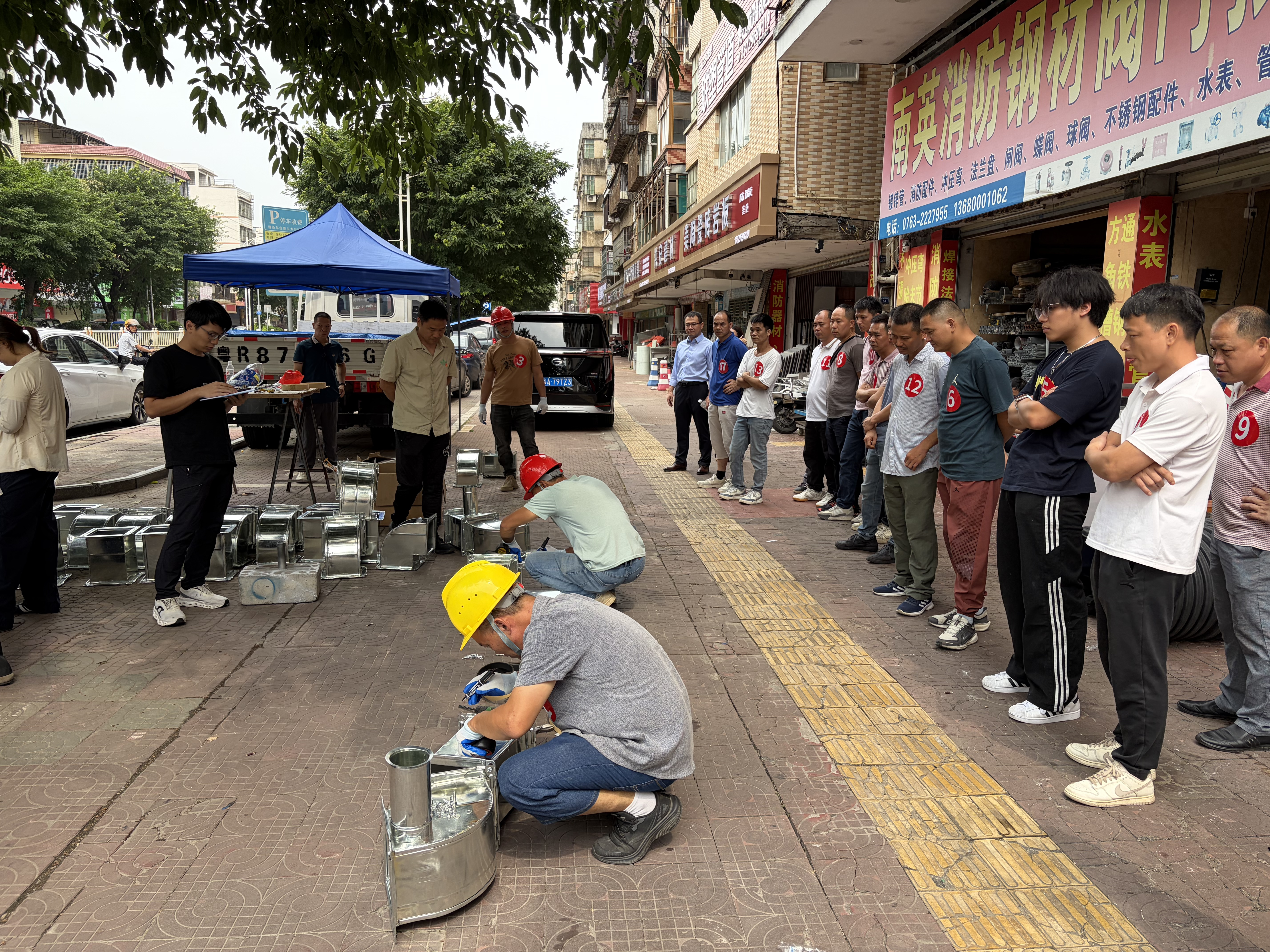 实操考核现场 通讯员供图