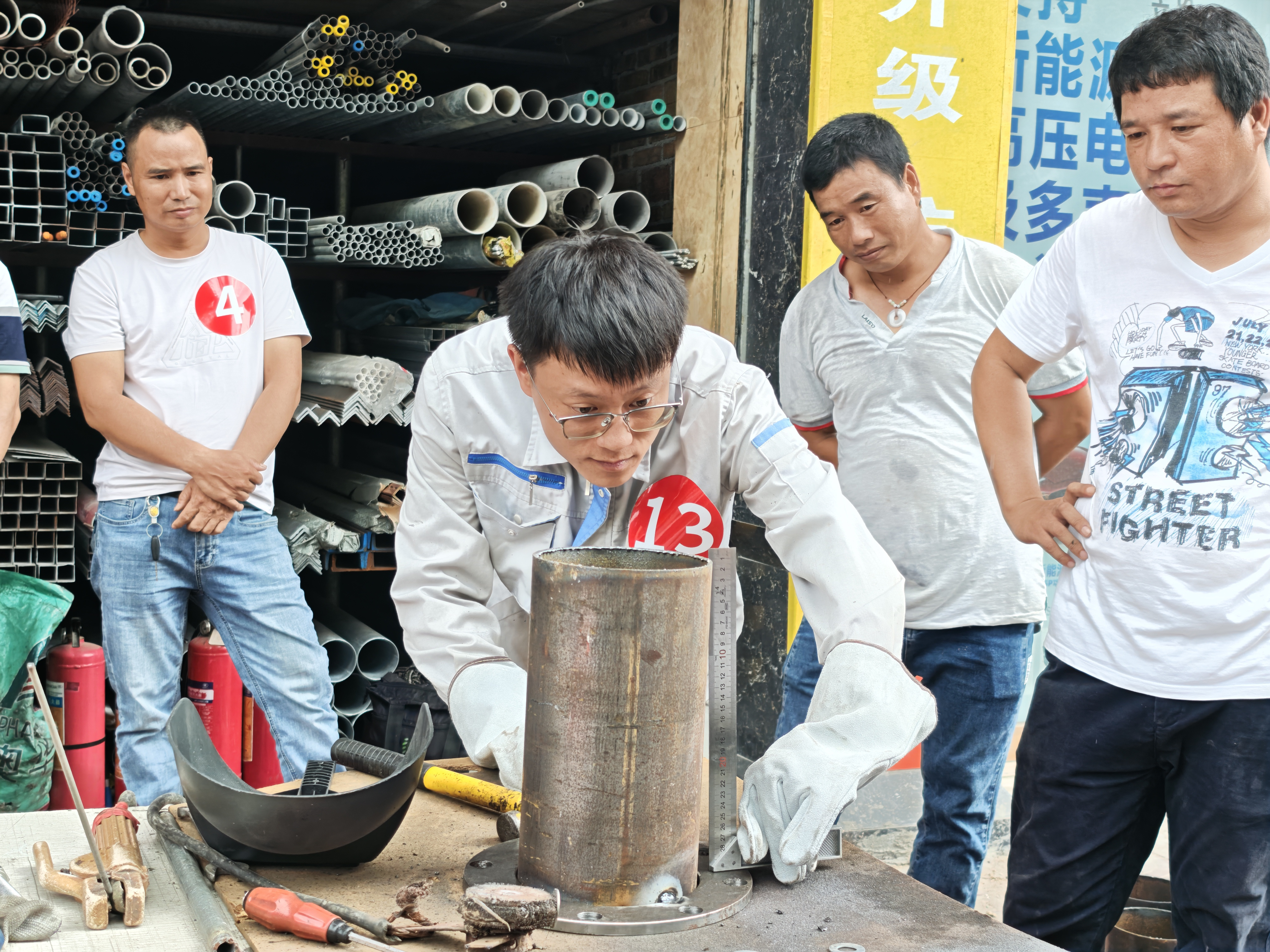 实操考核现场 通讯员供图