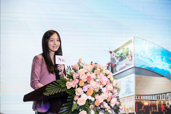 上海城市地产副总裁兼郑州igo大乐城总经理贾绯女士
