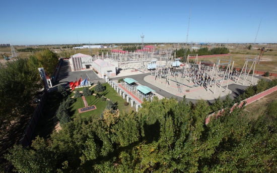 大庆油田自建自管的第二座110千伏变电所.