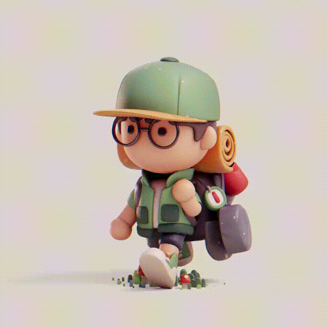 可可爱爱3d人物角色设计nguyennhutart