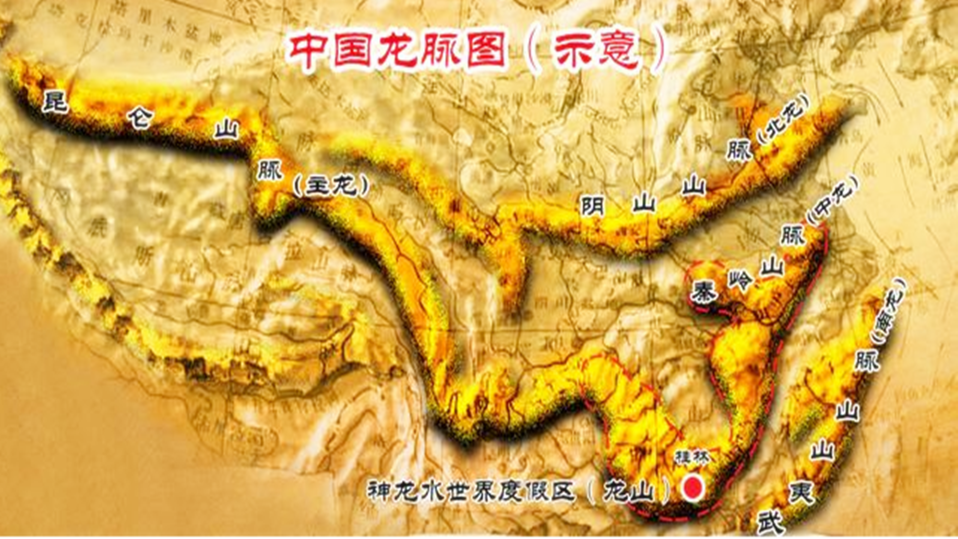 炎黄部落的龙脉位于黄河流域,地缘已不可考;夏禹的龙脉位于今四川汶川