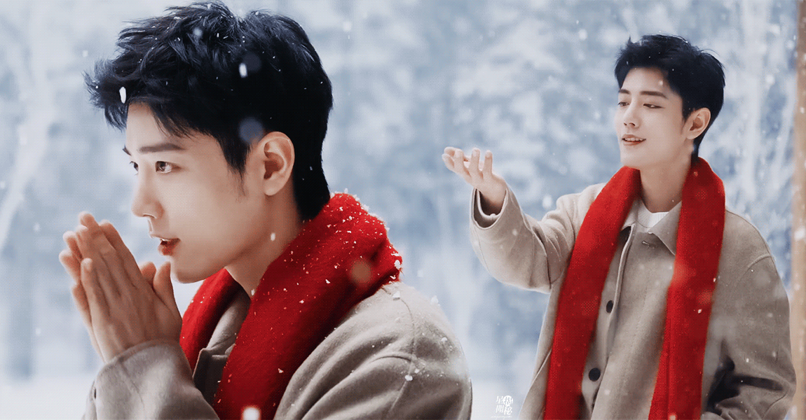 肖战的这组雪景大片不容错过温暖治愈一眼万年