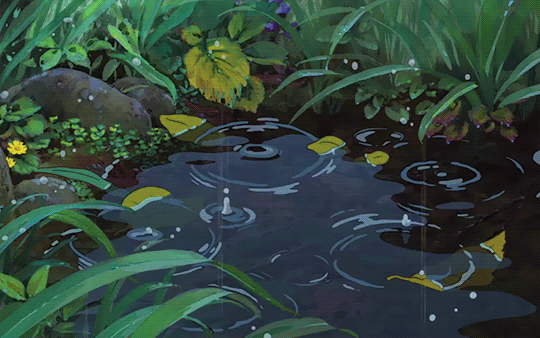 宫崎骏动画中的雨 (@设计目录 )