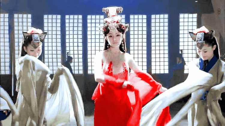 杨幂19岁时王昭君时旧照端庄柔美优雅高贵好水灵好漂亮