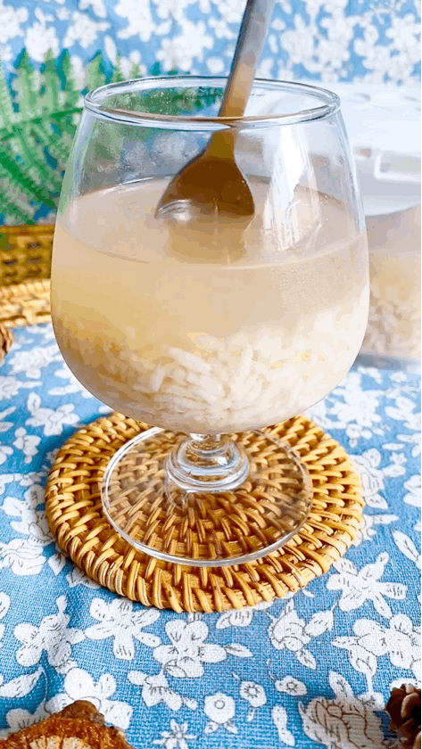 自酿的甜米露太好喝了