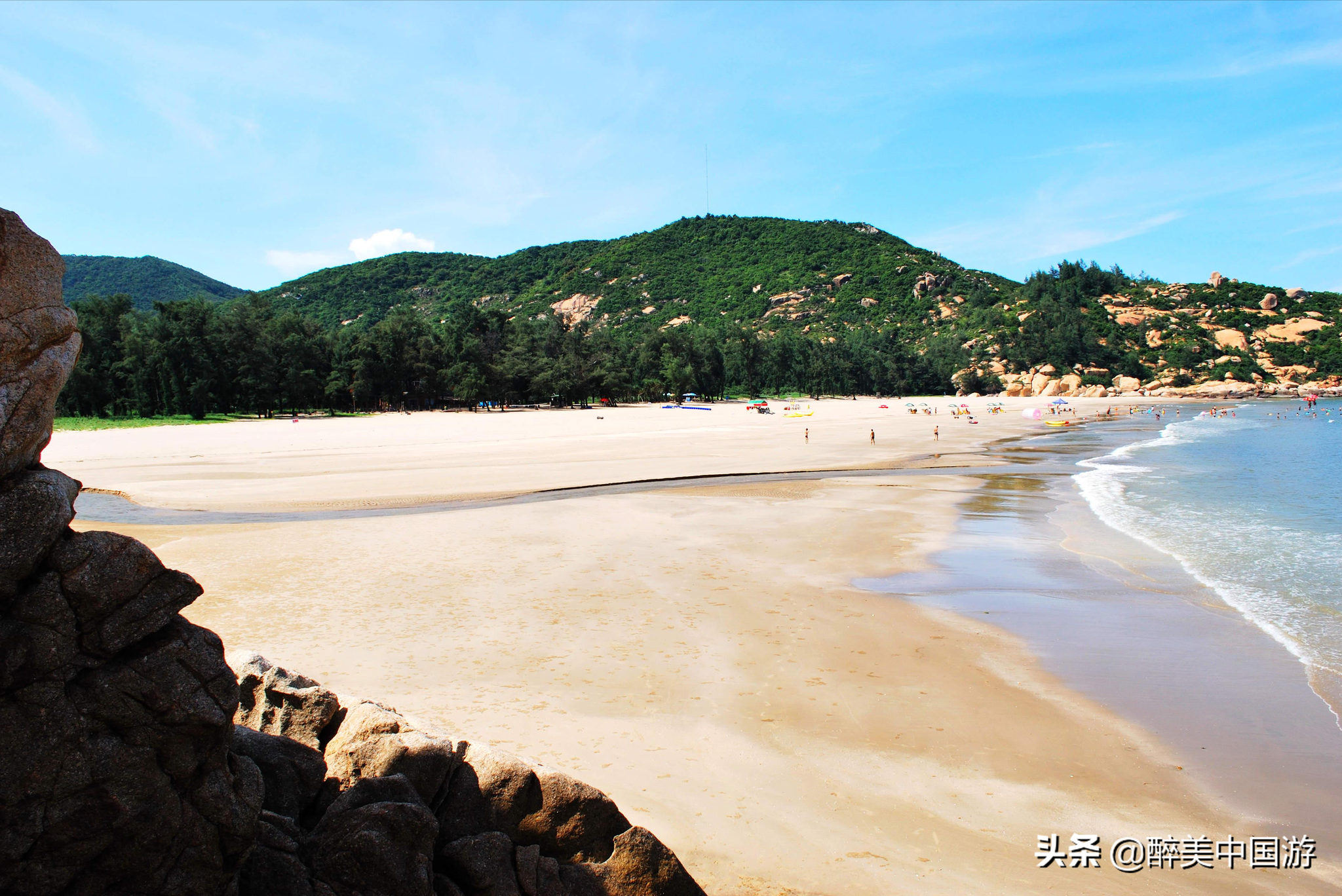 珠海海滨泳场 沙滩图片