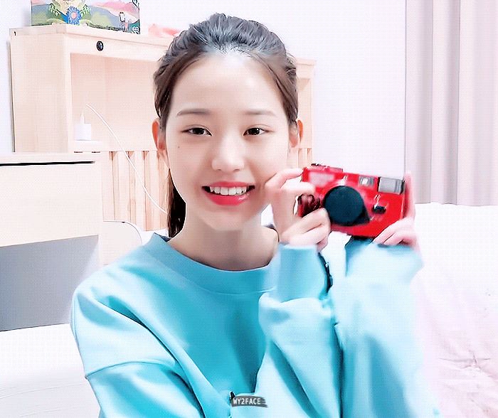 张元英素颜高马尾是青春元气的美少女啊