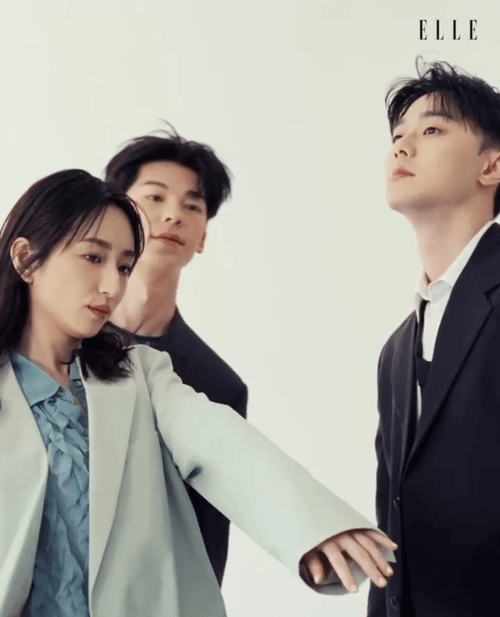 许光汉 / 柯佳嬿 / 施柏宇 elle korea 韩版3月画报