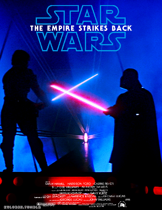 10张星球大战动态艺术海报今天是星战公映45周年纪念