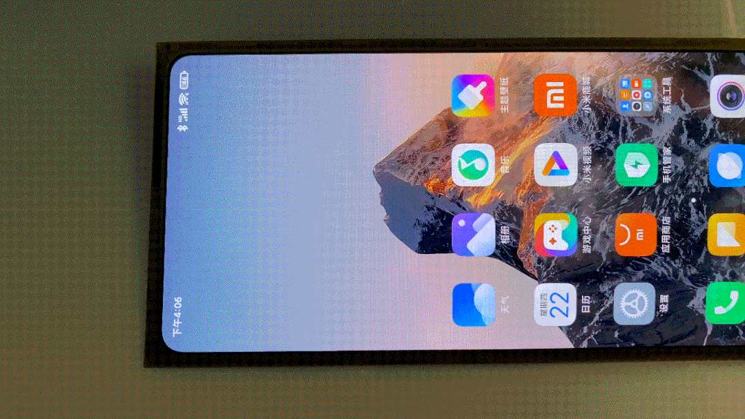 小米mix4屏幕首次亮相这显示效果有点东西