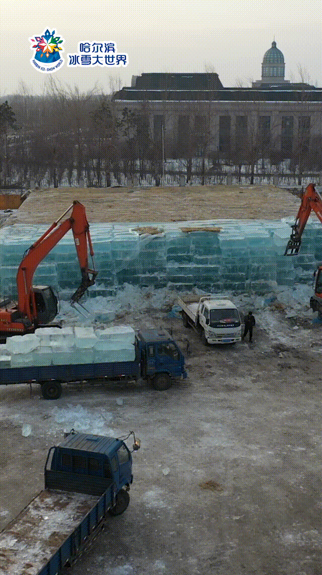 太震撼这里3万立方米冰块存一年不化揭秘建设中的冰雪大世界