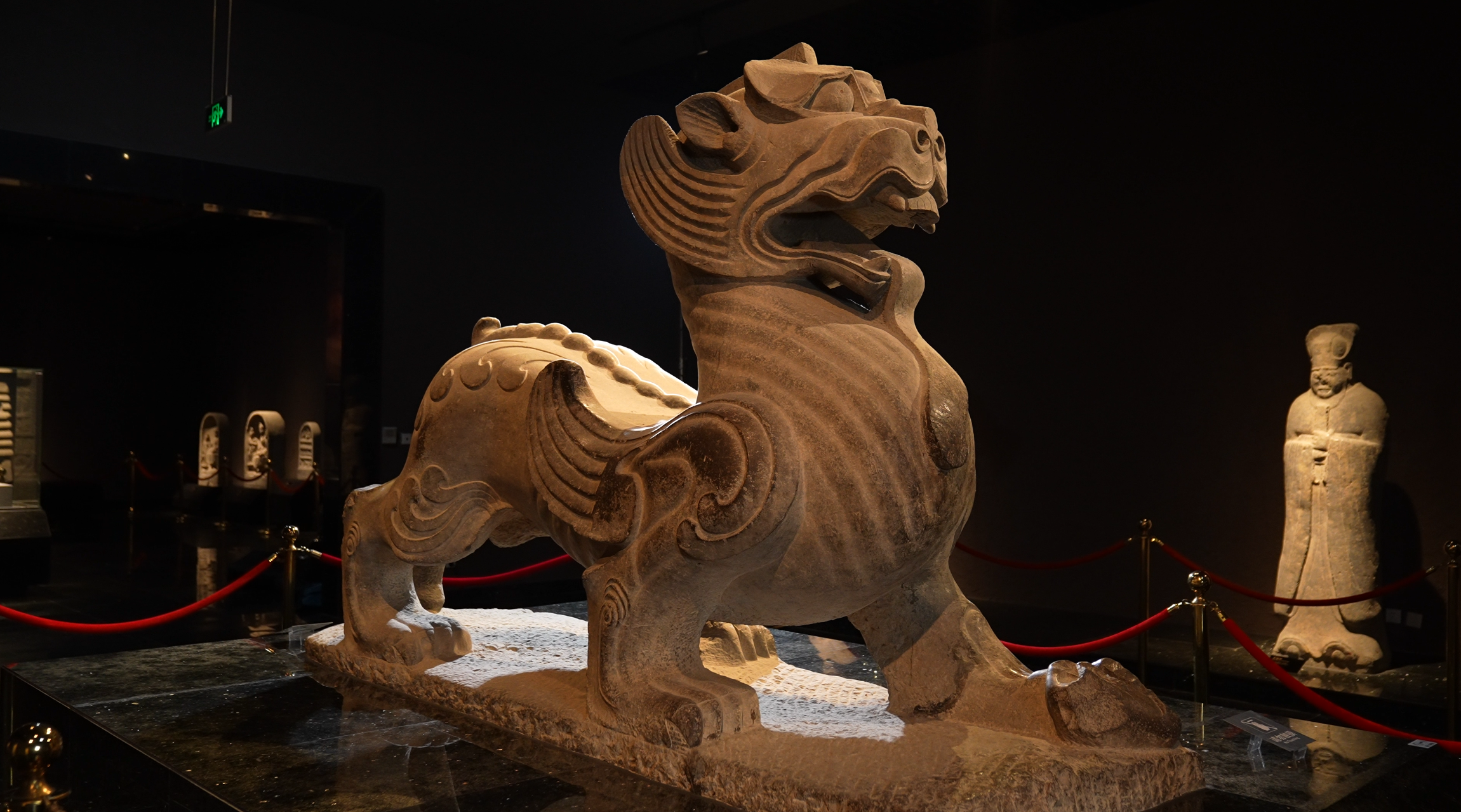 全球连线探觅博物馆豫见洛阳之东汉石辟邪