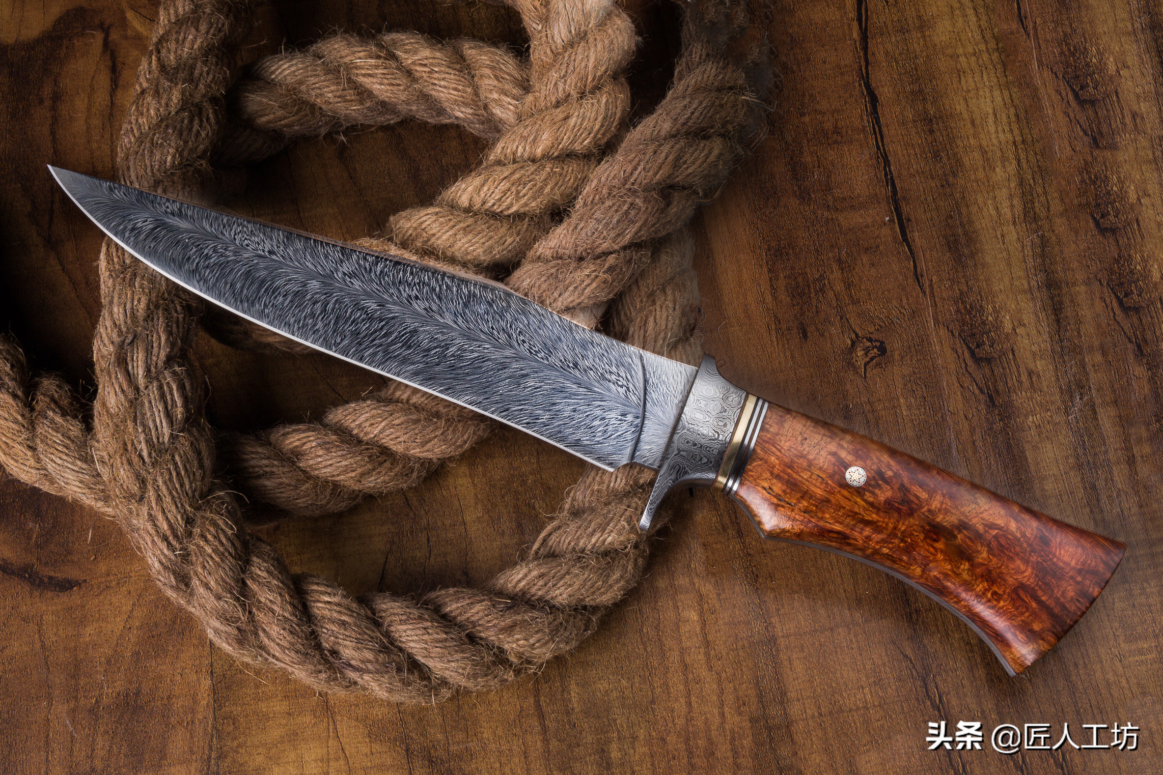 匠人工坊折叠锻打博伊刀而且一般来说,不面对极端环境,户外刀并不太