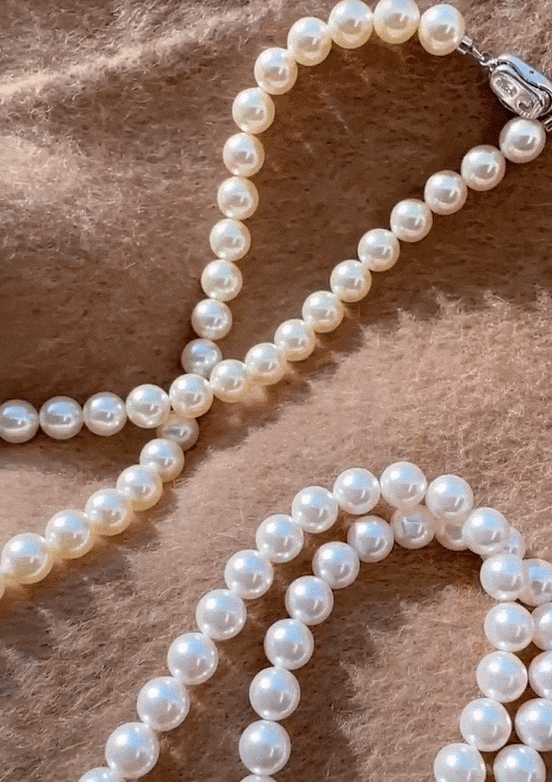 百元不到珍珠首饰三件套礼盒奶油珍珠s925银尽显优雅气质