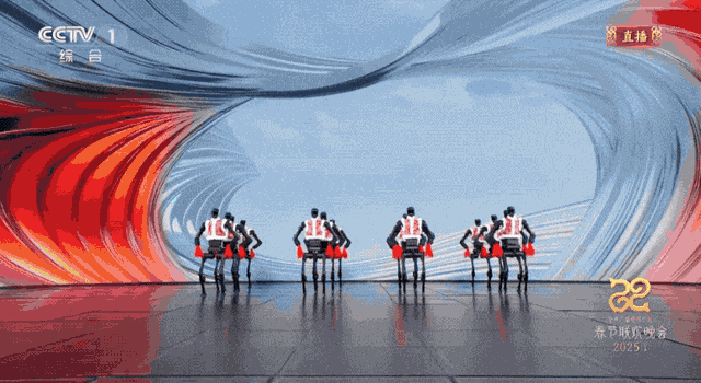 机器人扭秧歌 图源：央视新闻