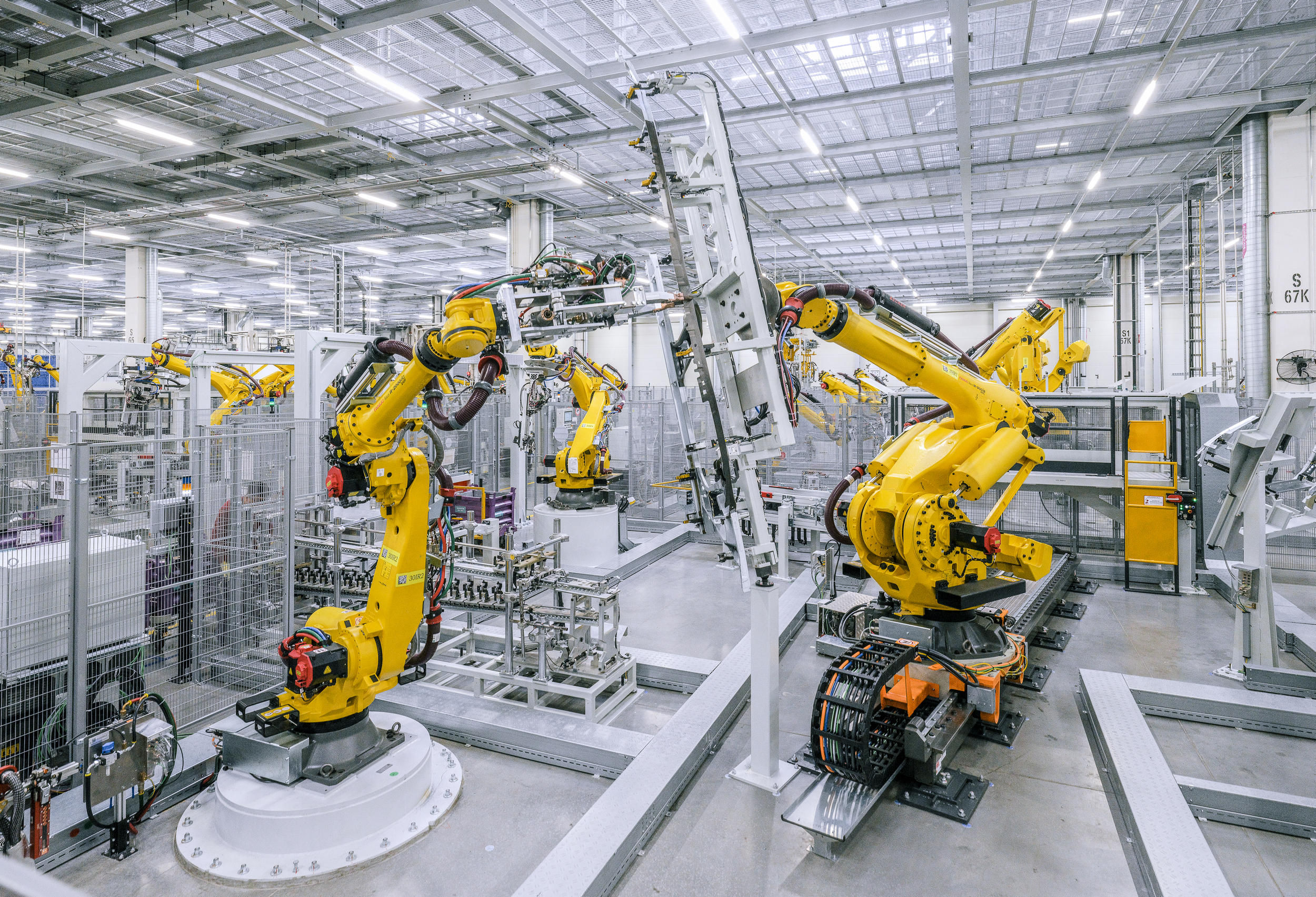 里达工厂车身车间柔性生产 企业供图