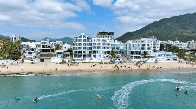 的蓝白小镇一个有着近400年历史的滨海渔村三亚天涯小镇马岭社区图集