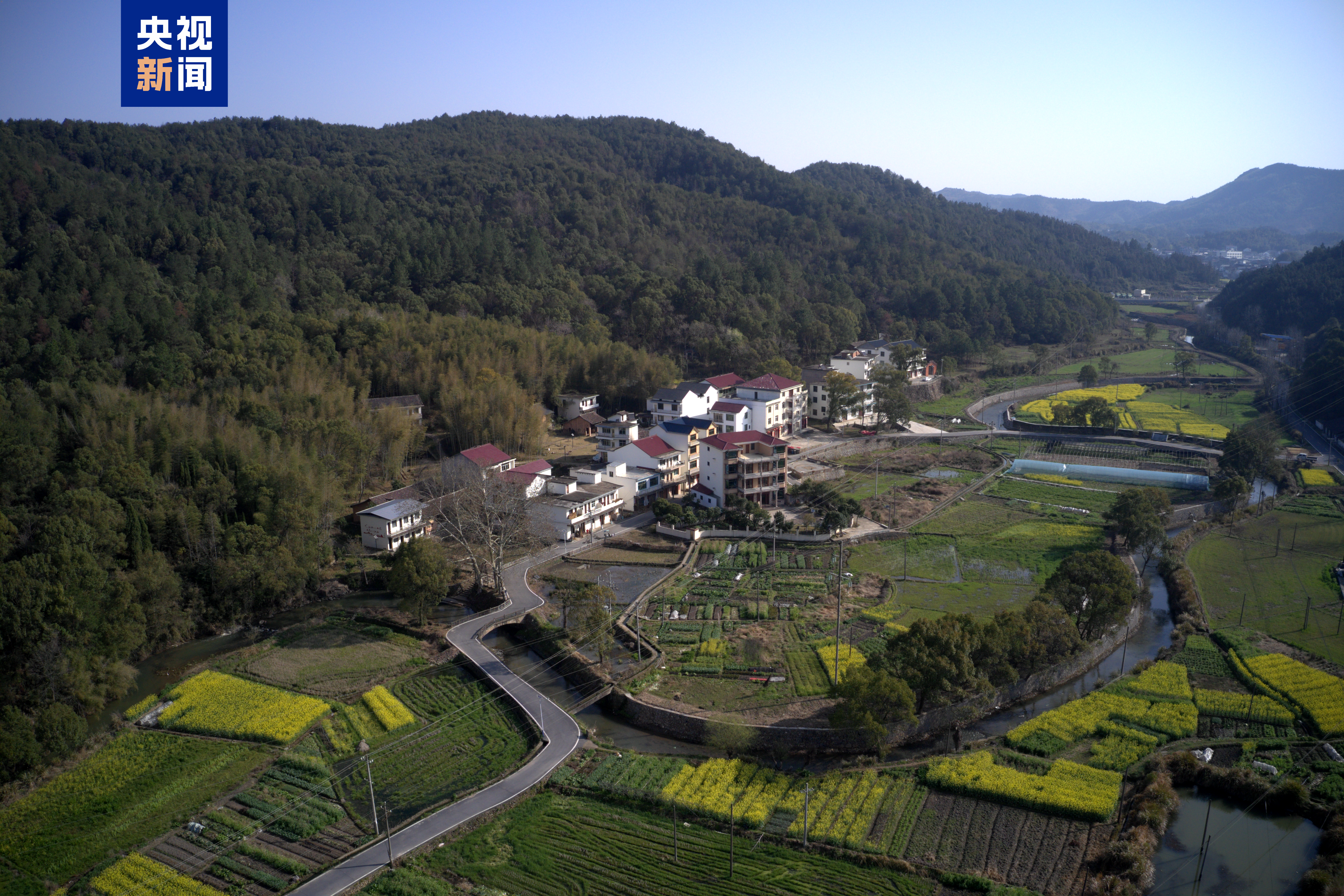 △&nbsp;黄沙渠牌楼支渠航拍照片