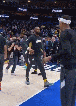 湖人众将的Handshake,难怪我进不了NBA!