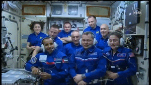  △阿联酋首位宇航员进驻国际空间站